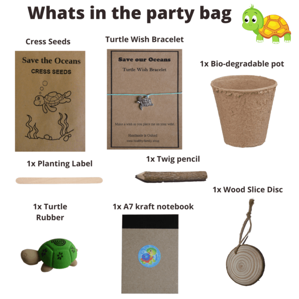 Save The Oceans Birthday Party Bag Premium - Whats in the party bag