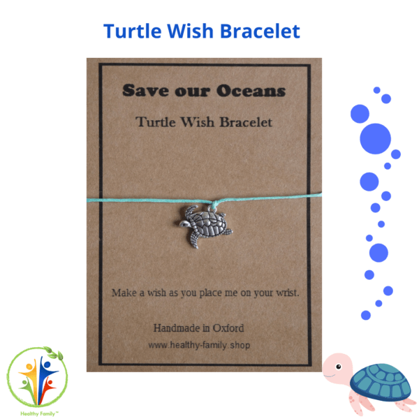 Save The Oceans Birthday Party Bag Premium - Turtle Wish Bracelet