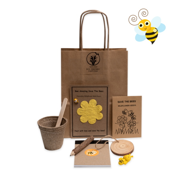 Save The Bees Eco-Friendly party bag for kids